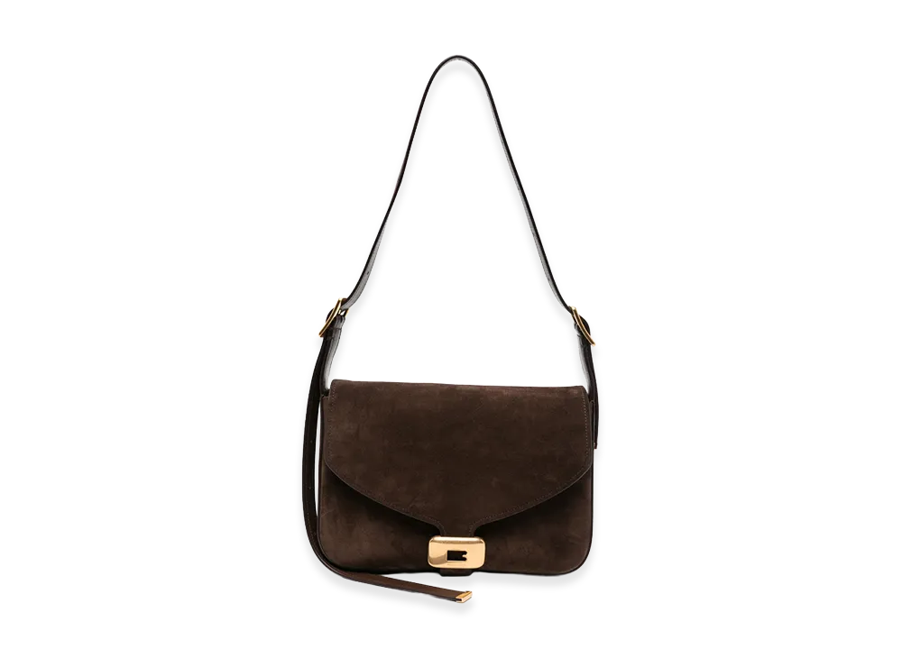 BALENCIAGA Women's Clicca Medium Shoulder Bag "Brown"