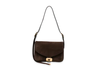 BALENCIAGA Women's Clicca Medium Shoulder Bag "Brown"