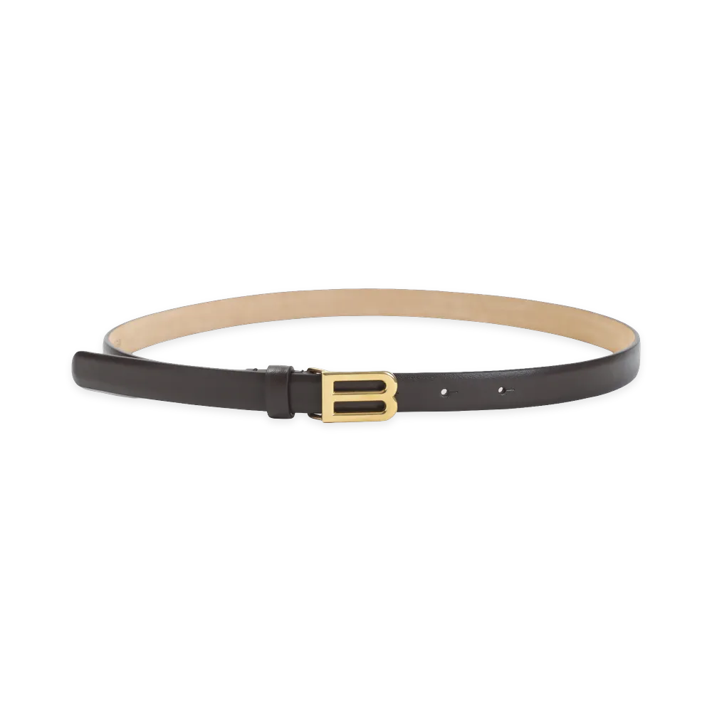 BALENCIAGA Women's Moka Bolero B Belt "Brown"