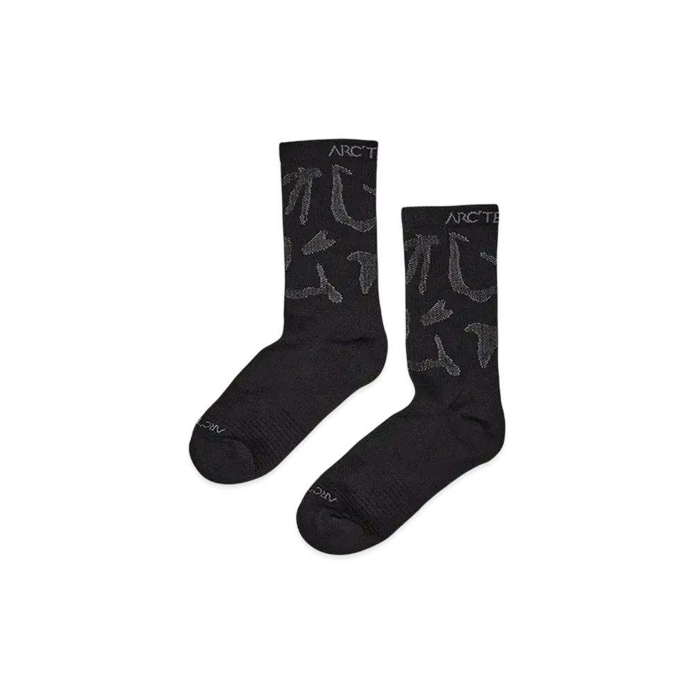 ARC'TERYX Synthetic Mid Grotto Sock "Black/Graphite"