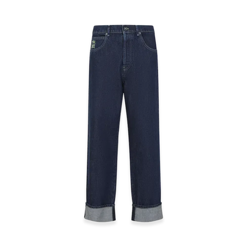 MARNI Logo Embroidery Jeans "Blue"