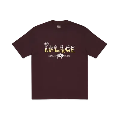 PALACE NEIN ELECTRICITY T-SHIRT "Burgundy"