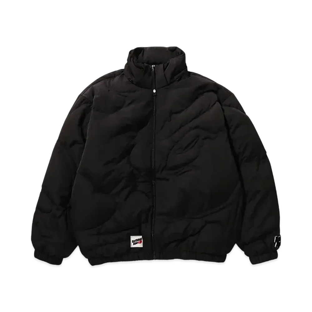 A BATHING APE Mega ABC Camo Detachable Hoodie Puffer Down Jacket "Black"