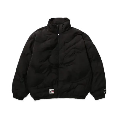 A BATHING APE Mega ABC Camo Detachable Hoodie Puffer Down Jacket "Black"