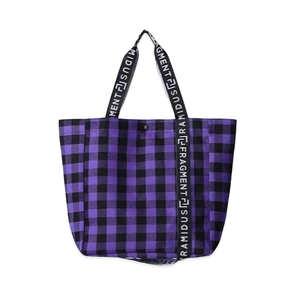 FRAGMENT x RAMIDUS Box Tote Bag (L) "Purple"