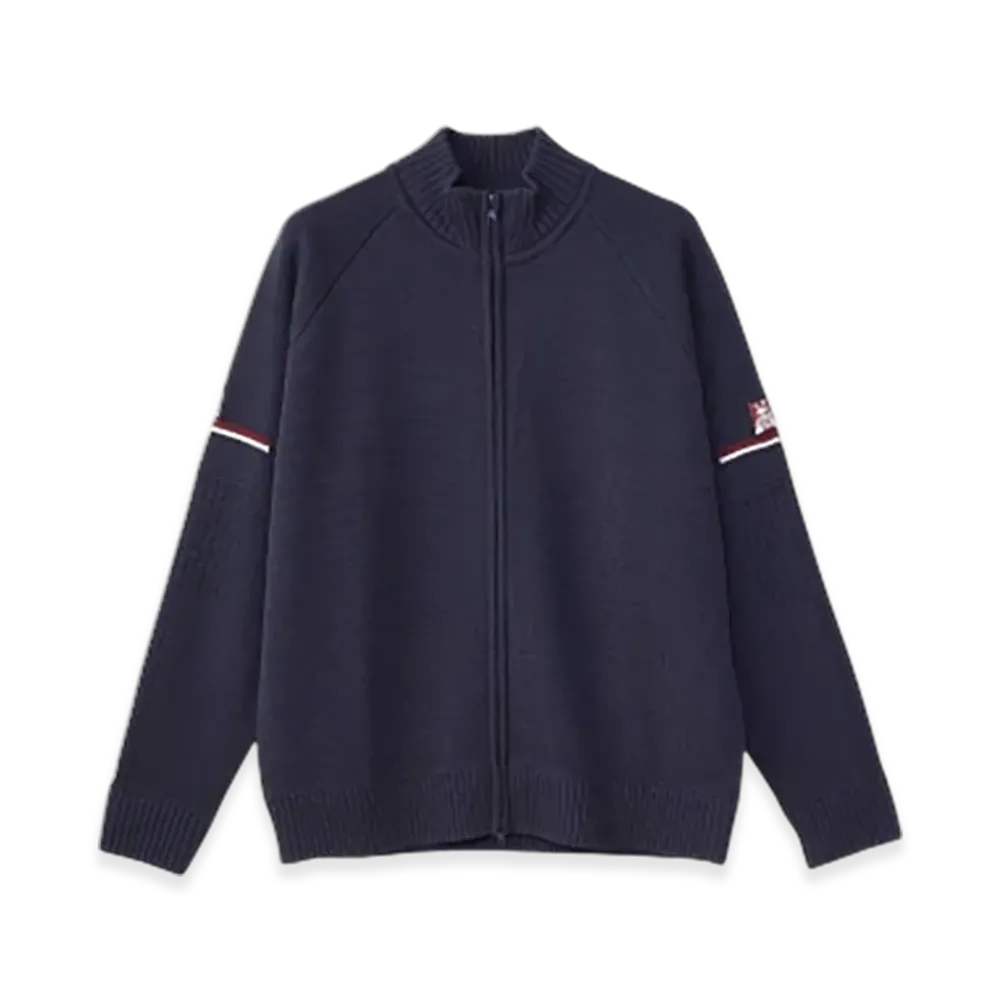HYSTERIC GLAMOUR See No Evil Patch Jumper "Navy"