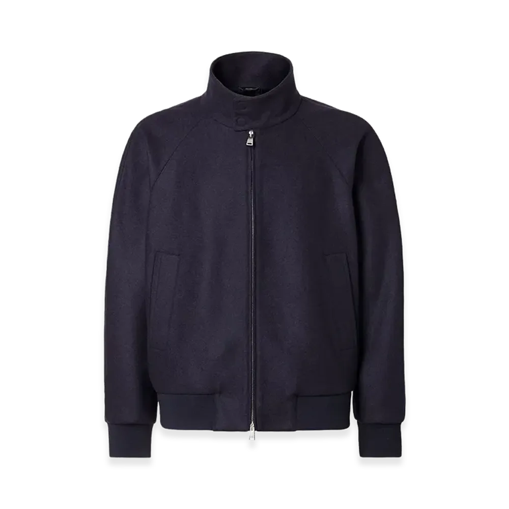 FENDI Stretch Cashmere Jacket "Midnight Blue"
