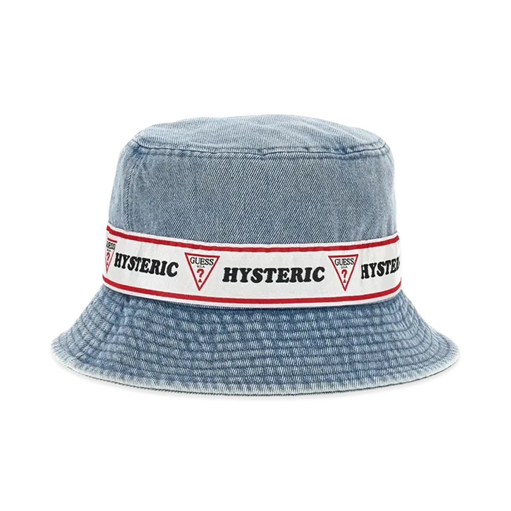 HYSTERIC GLAMOUR x GUESS JEANS Bucket Hat "Light Indigo Blue"