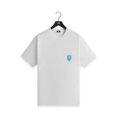 Kith Hanukkah Olive Branch Pocket Tee "White"