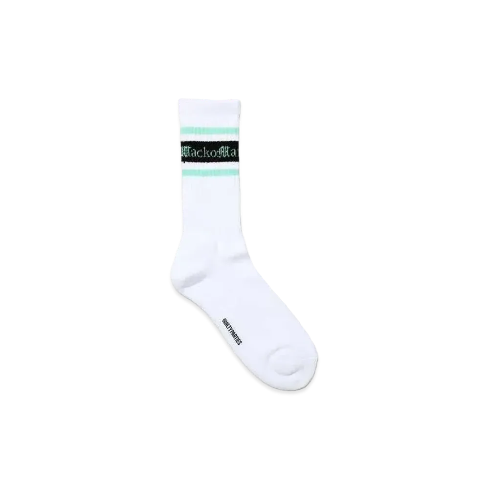 WACKO MARIA Logo Jacquard Socks "Mint"