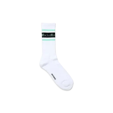 WACKO MARIA Logo Jacquard Socks "Mint"