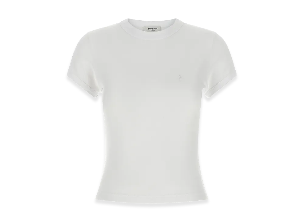 Saint Laurent Women's T-Shirts "White"