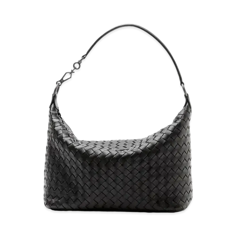 Bottega Veneta Wo Intrecciato Handbag "Black"