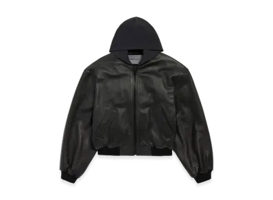 BALENCIAGA Patched Hooded Jacket "Black"