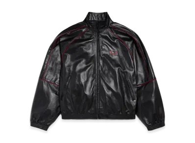 BALENCIAGA Track Jacket "Black/Burgundy"