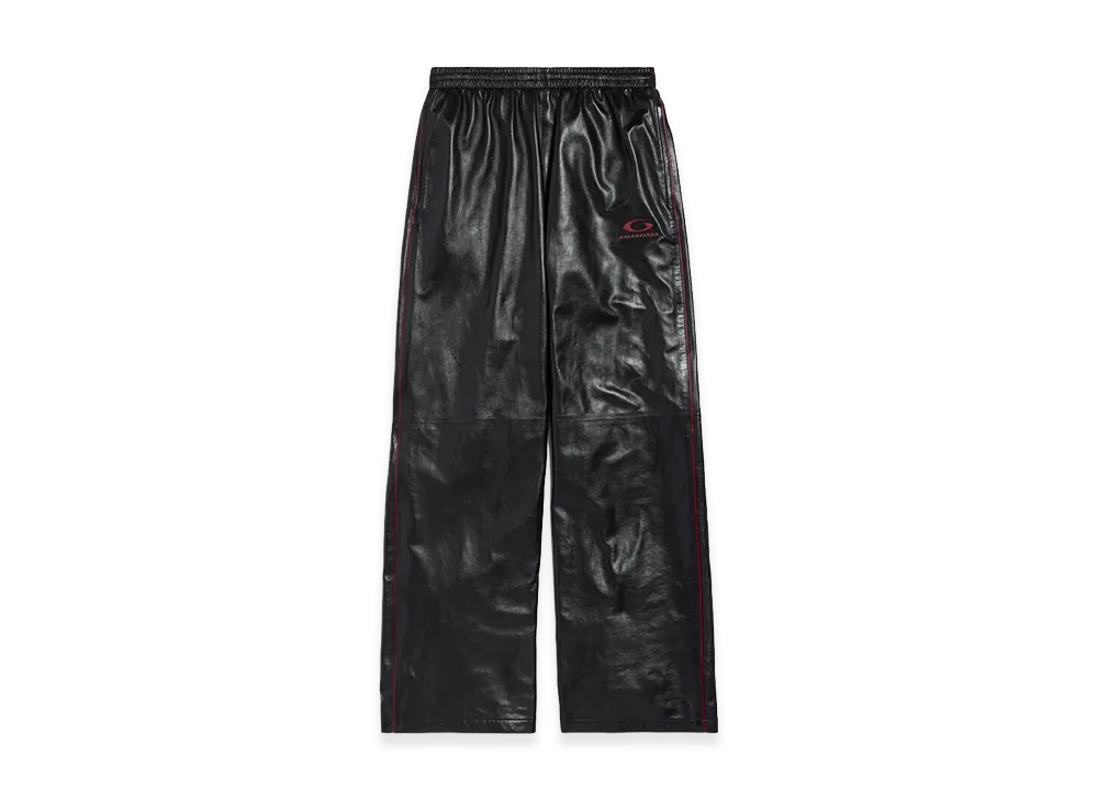 BALENCIAGA Track Pants "Black/Burgundy"