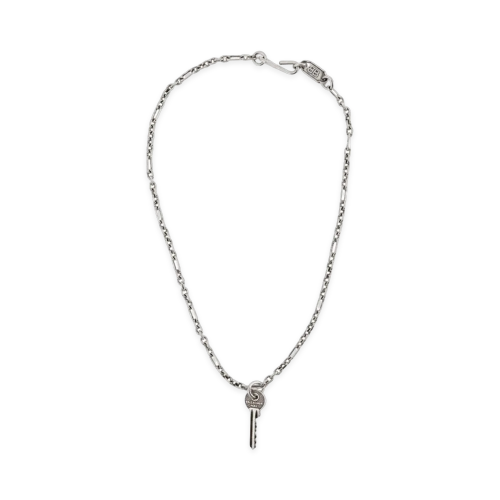 BALENCIAGA Women's Neverlost Necklace Metal "Silver"