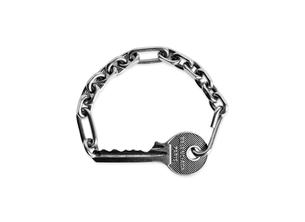 BALENCIAGA Neverlost Bracelet "Antique Silver"