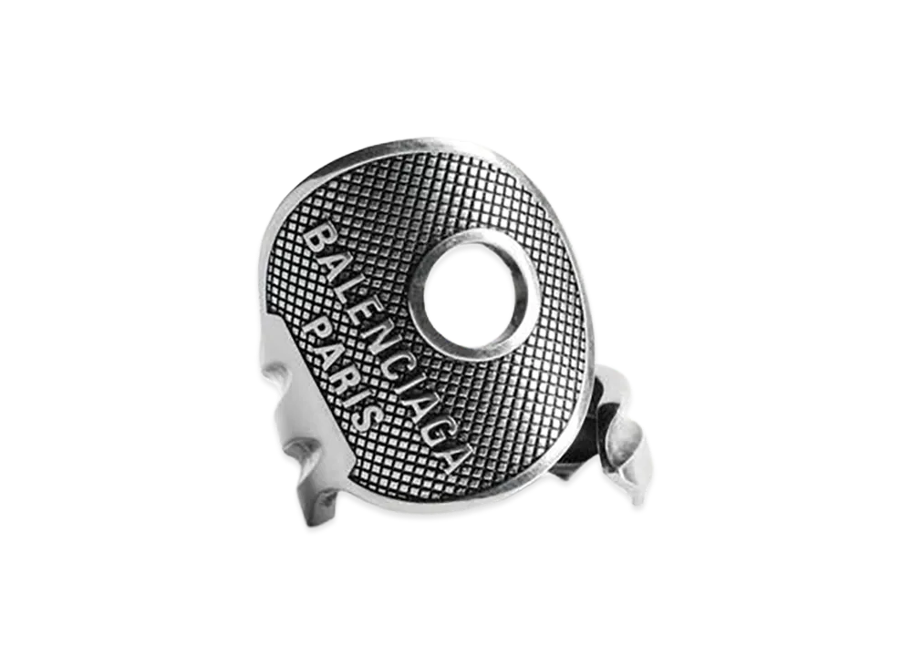 BALENCIAGA Neverlost Ring "Antique Silver"