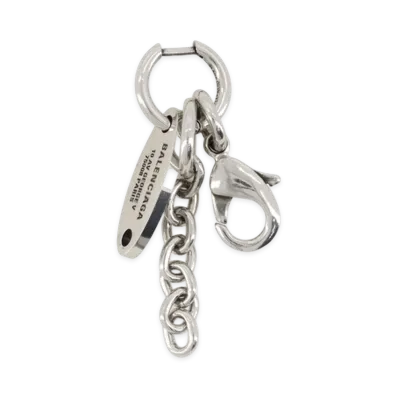 BALENCIAGA Women's Everyday Chain Earrings Metal "Silver"