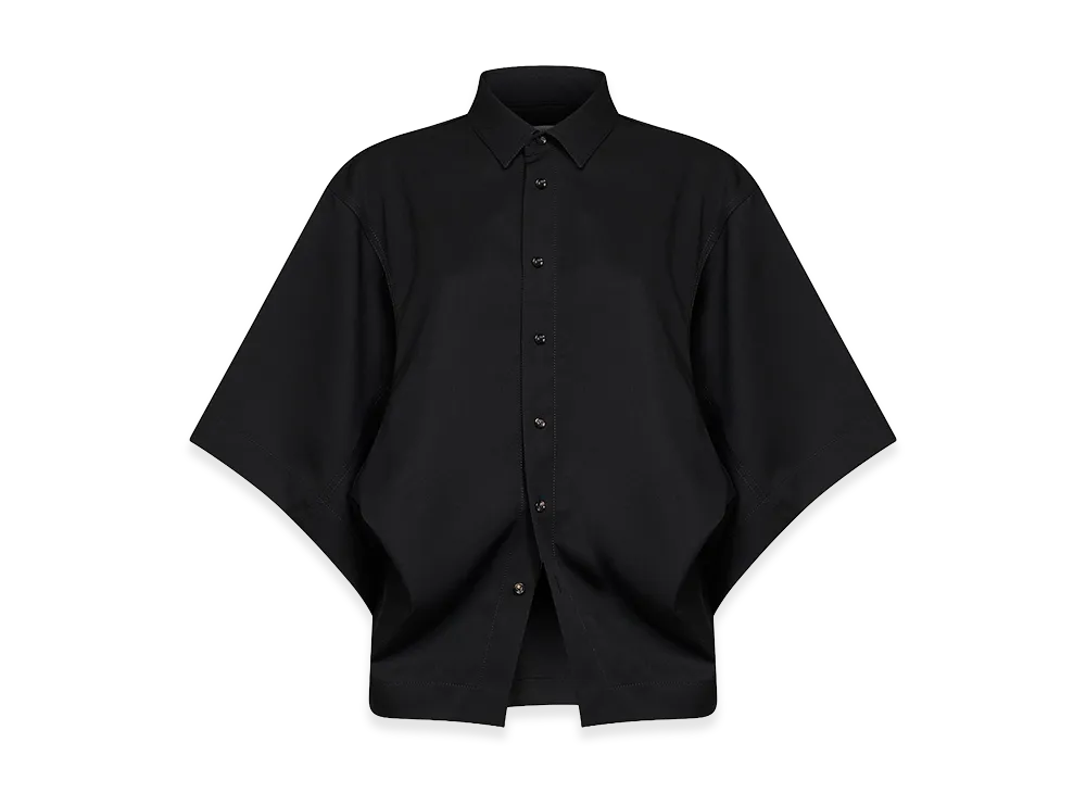 Bottega Veneta Women's Twill Oversize Shirt "Black"