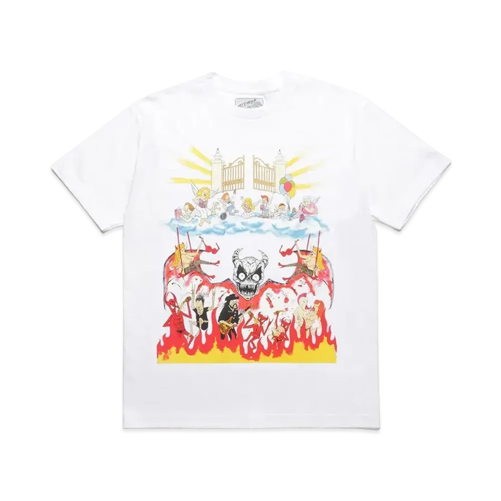 WACKO MARIA NECKFACE / Crew Neck T-Shirt "White"