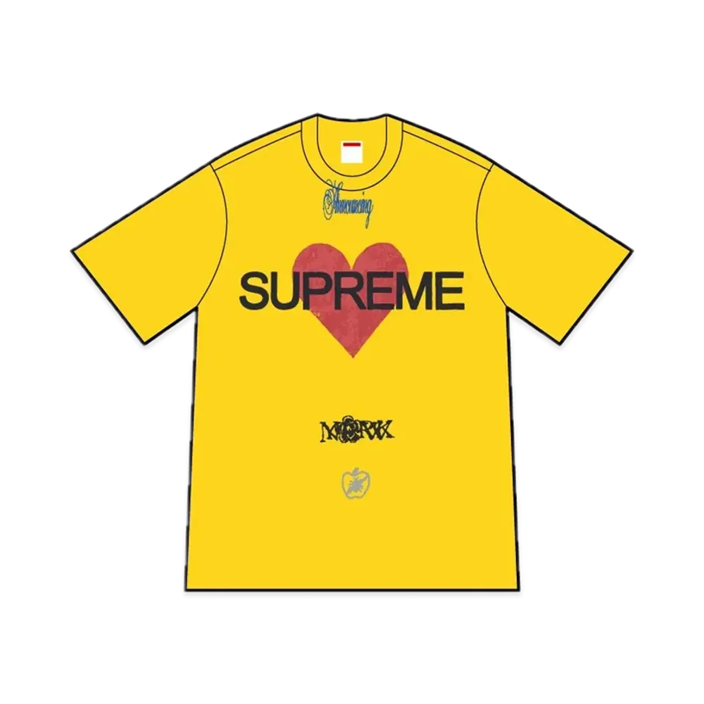 Supreme Announcing Tee "Yellow"