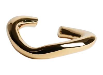 BALENCIAGA Women's Eisa Cuff "Shiny Gold"