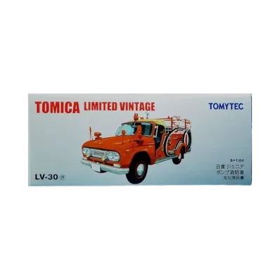TOMYTEC "TOMICA LIMITED VINTAGE" 1/64 LV-30a Nissan Junior Pump Fire Engine