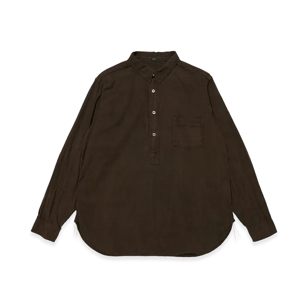 T.T Taiga Takahashi LOT.103 Work Shirt P/O "Mud Dyed Brown"