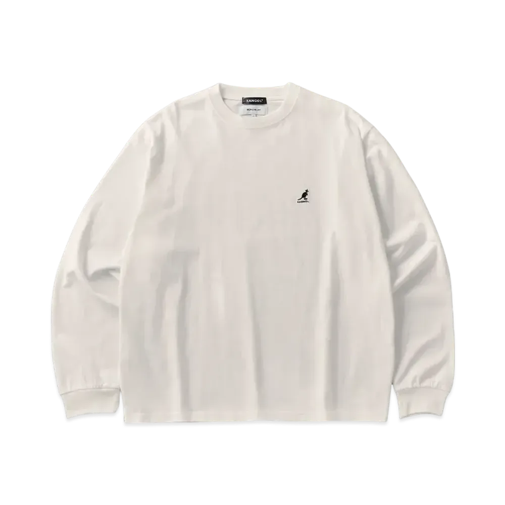 Kangol MONO-MART Exclusive Logo Oversize LS Tee "Off White"