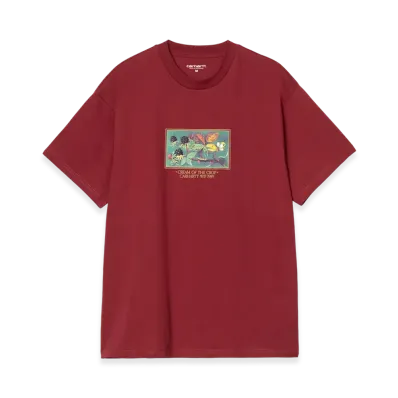 Carhartt WIP S/S Cream Of The Crop T-Shirt "Scarlet"
