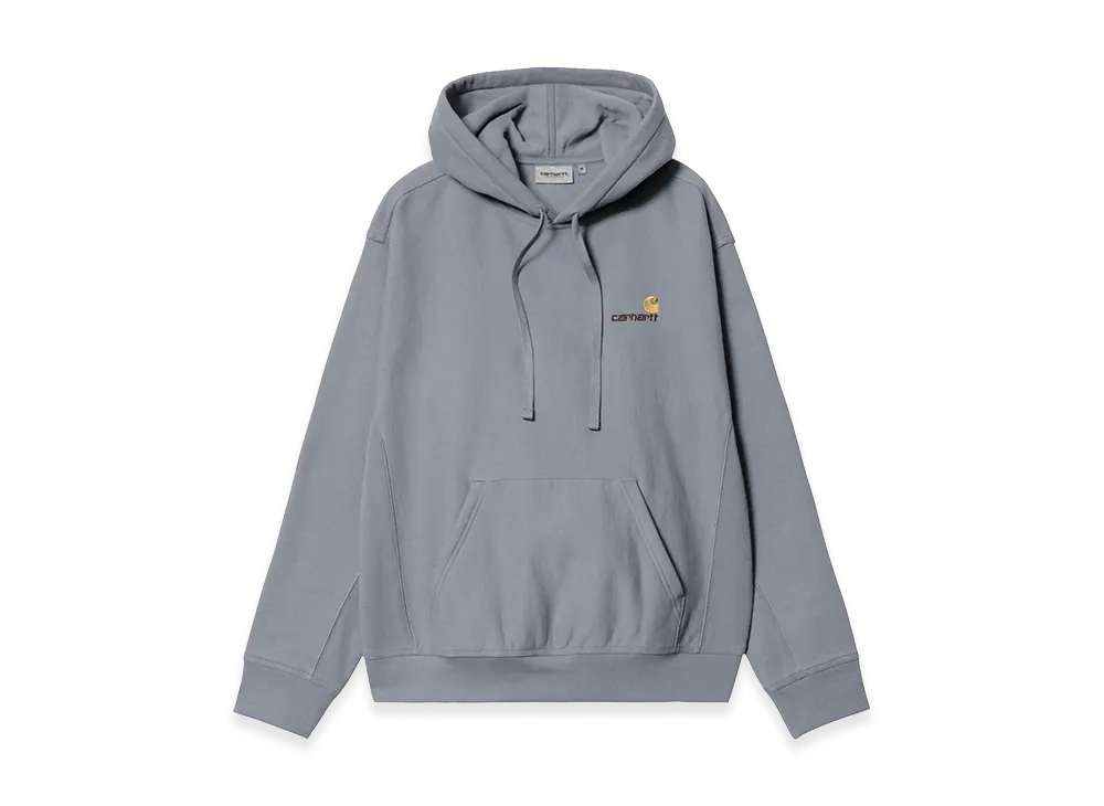 Carhartt WIP Hooded American Script Sweat "Shady Blue"