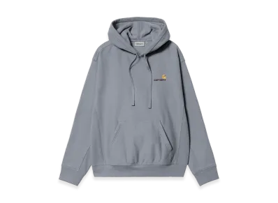 Carhartt WIP Hooded American Script Sweat "Shady Blue"