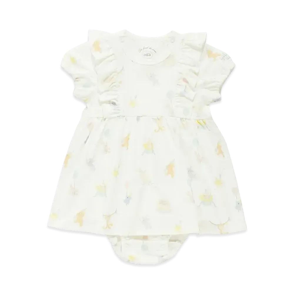 GELATO PIQUE Baby Anniversary Pattern One Point Romper "Off White"