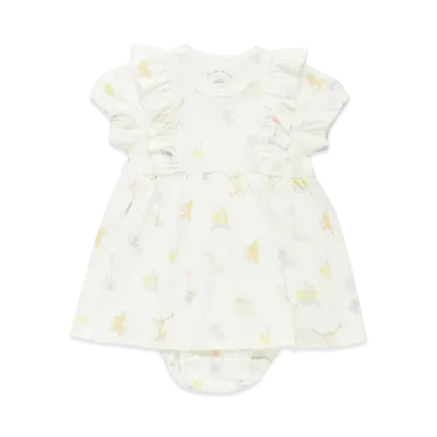 GELATO PIQUE Baby Anniversary Pattern One Point Romper "Off White"