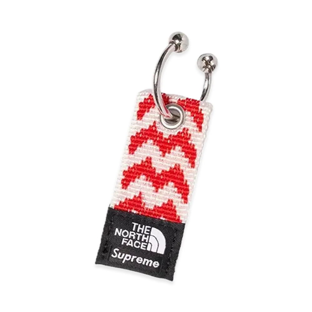 Supreme x The North Face Woven Keychain "Red"