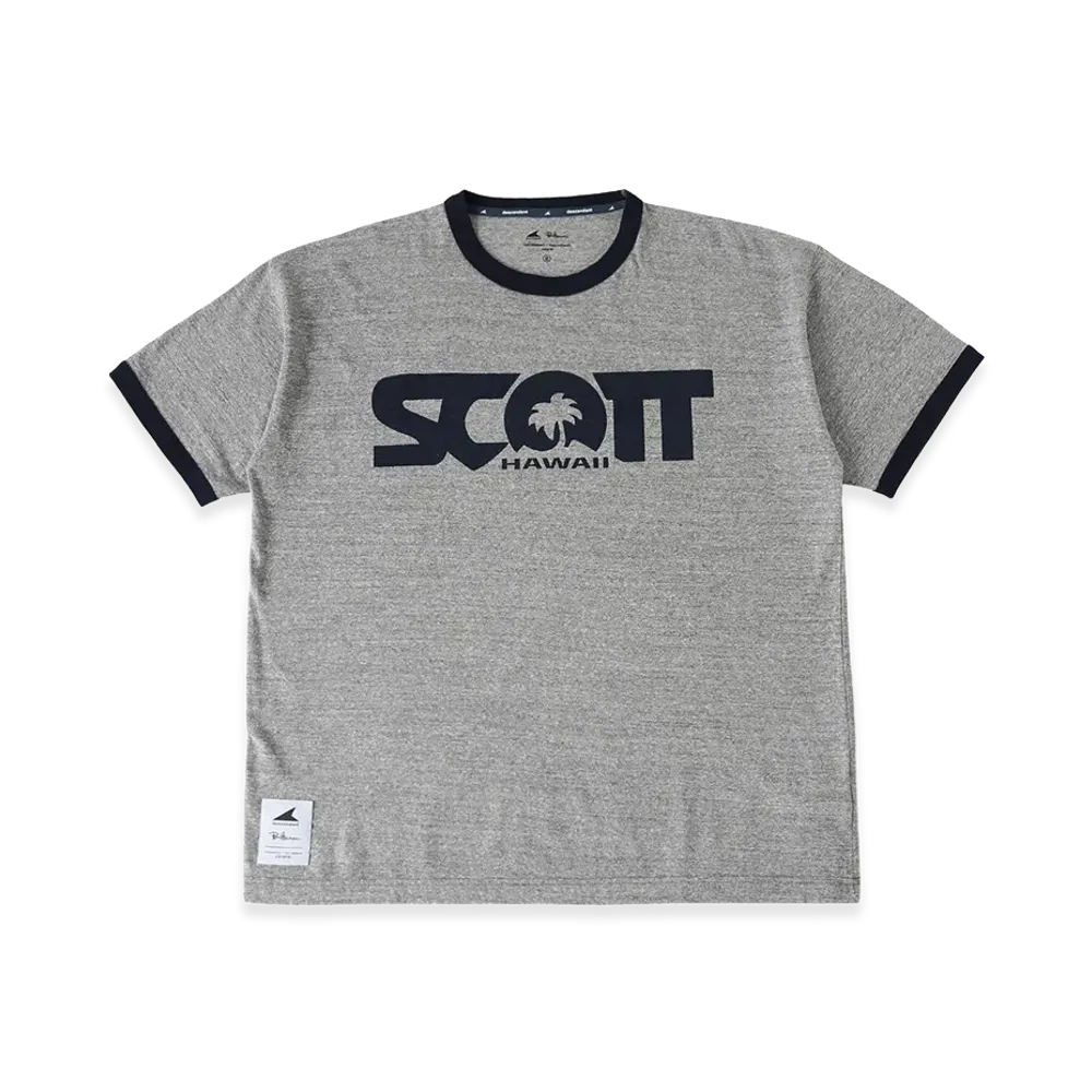 Ron Herman x DESCENDANT x Scott Hawaii Keep Island Vibes Ringer SS "Gray"