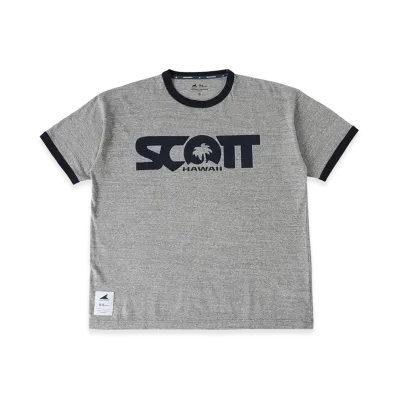 Ron Herman x DESCENDANT x Scott Hawaii Keep Island Vibes Ringer SS "Gray"