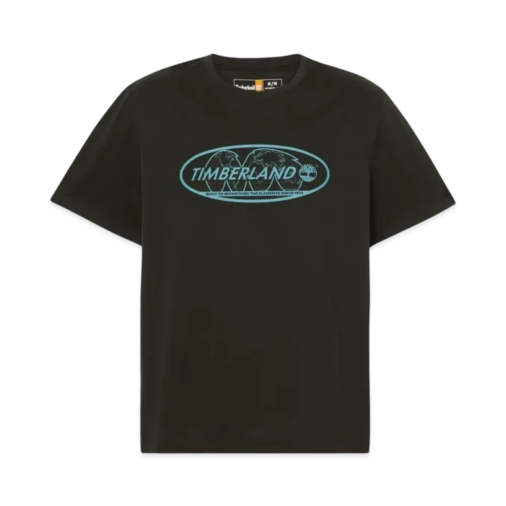 Timberland Allgender Short Sleeve Back Graphic Tee "Black"