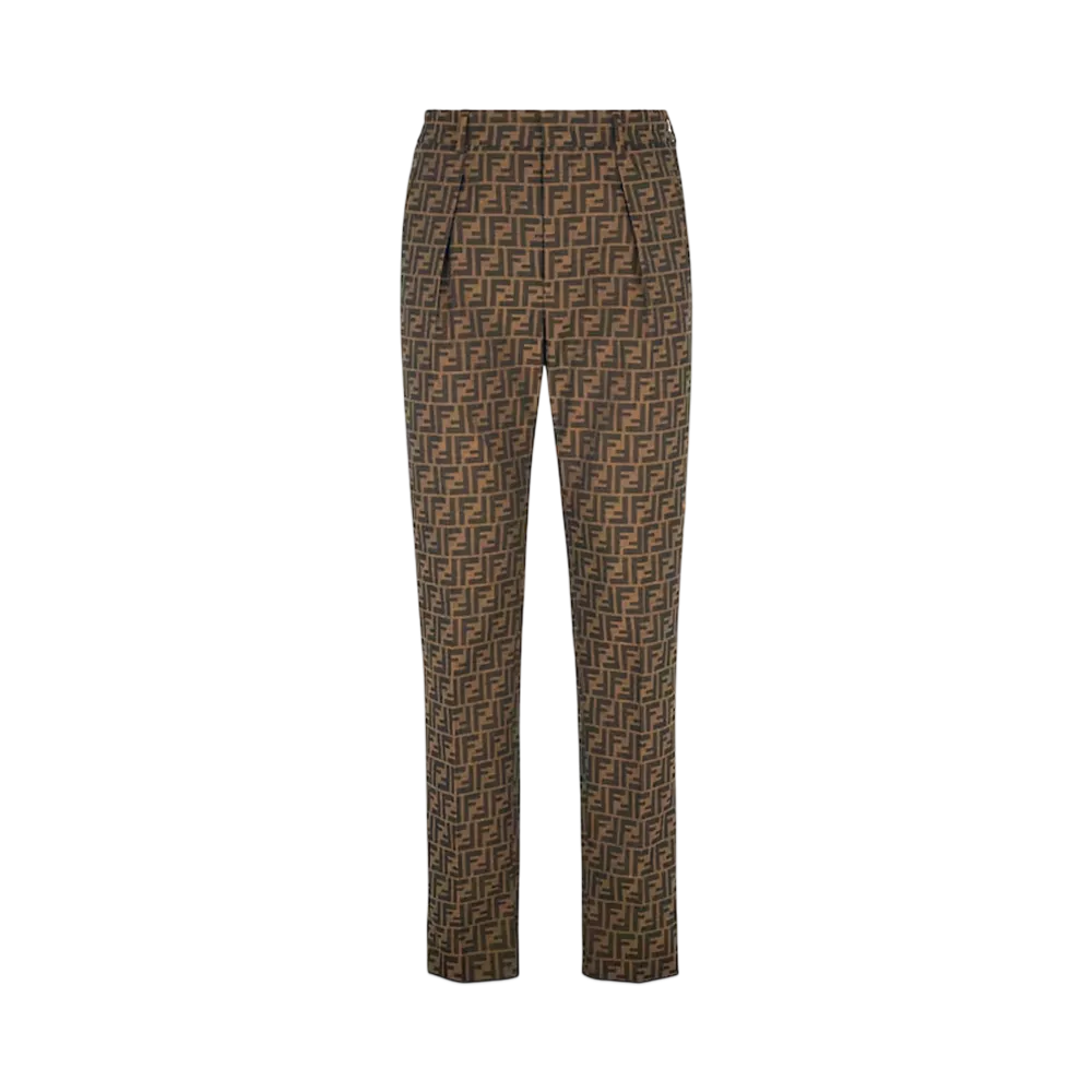 FENDI Men's Fabric Pants "Brown"