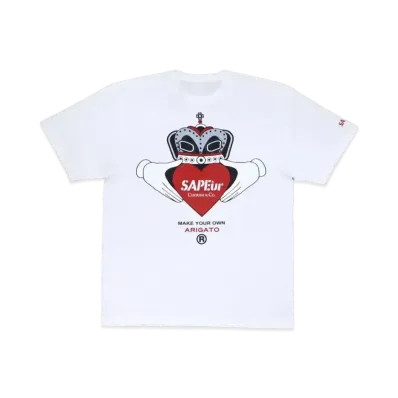 SAPEur Claddagh Heart S/S Tee "White"