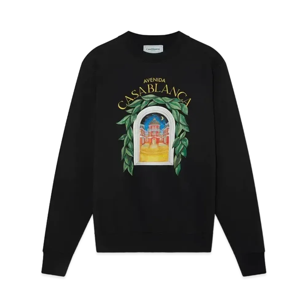 Casablanca Avenida Sweatshirt "Black"