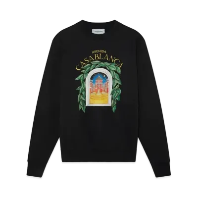Casablanca Avenida Sweatshirt "Black"