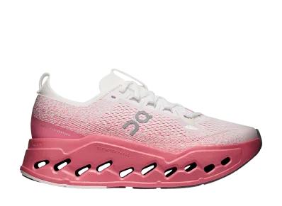On Women's Cloudsurfer Max "White/Camellia"