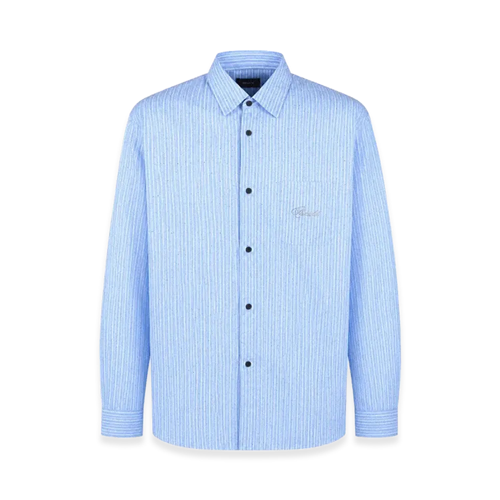 BREATH Rhinestone Stripe Shirt "Blue"