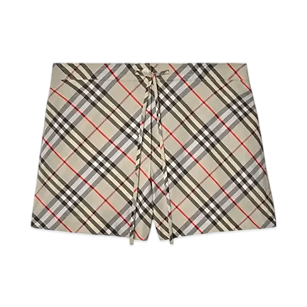 Burberry Check Cotton Pyjama Shorts "Chipping"