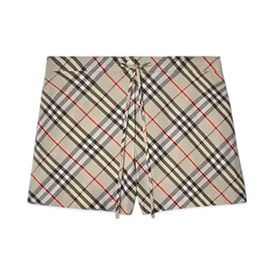 Burberry Check Cotton Pyjama Shorts "Chipping"
