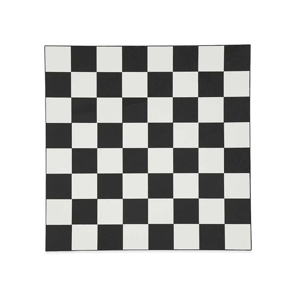 PRADA Leather Checkers Game Kit "Black"