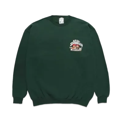 WACKO MARIA STILL SMOKIN' / SWEAT SHIRT #2 "Green"